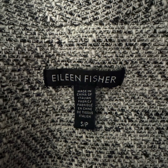 Eileen Fisher Tweed Swing Jacket - Picture 9 of 9